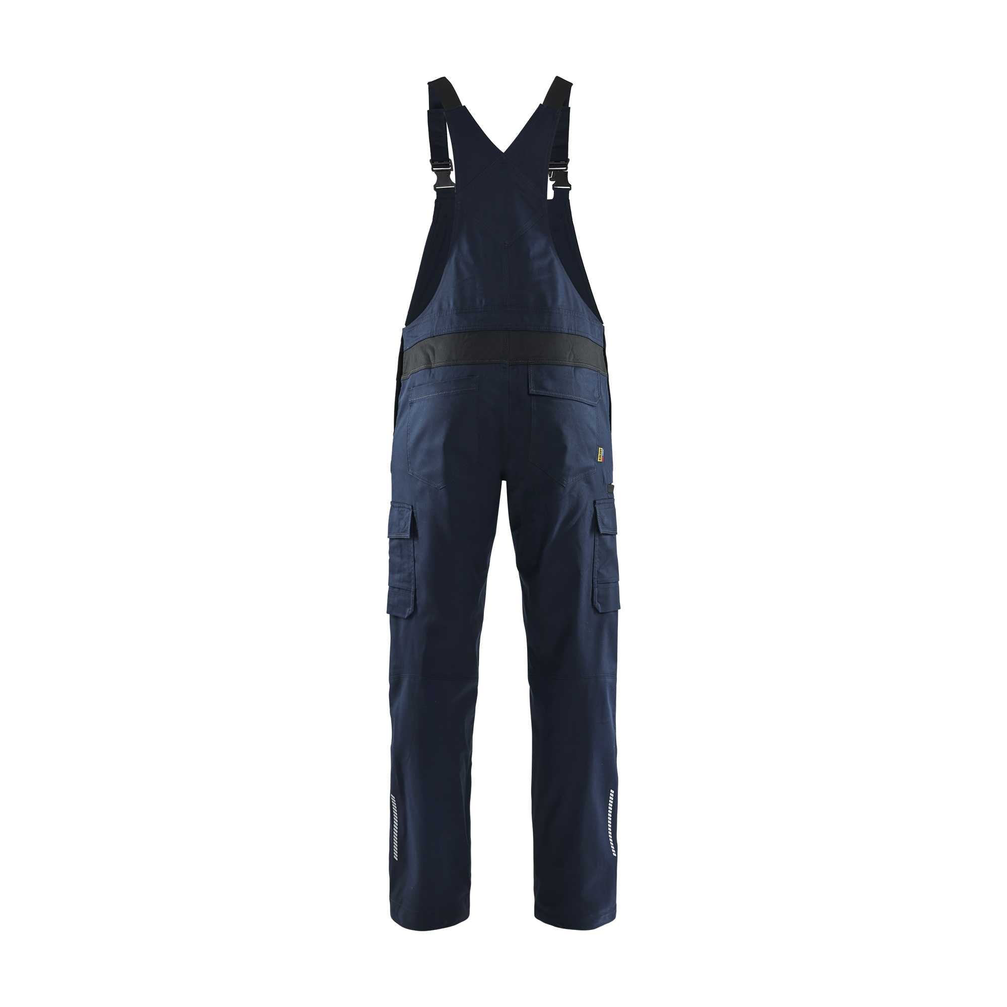BLAKLADER 26441832 INDUSTRY BIB OVERALL STRETCH Work Bib Trousers Men - twill fabric
